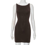 Luisa | Sleeveless Backless Bodycon Dress