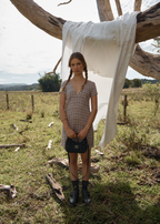 Cosima | Hemp Tencel Seersucker Mini Dress