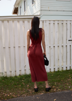 Ondine | Ribbed Knit Midi Dress