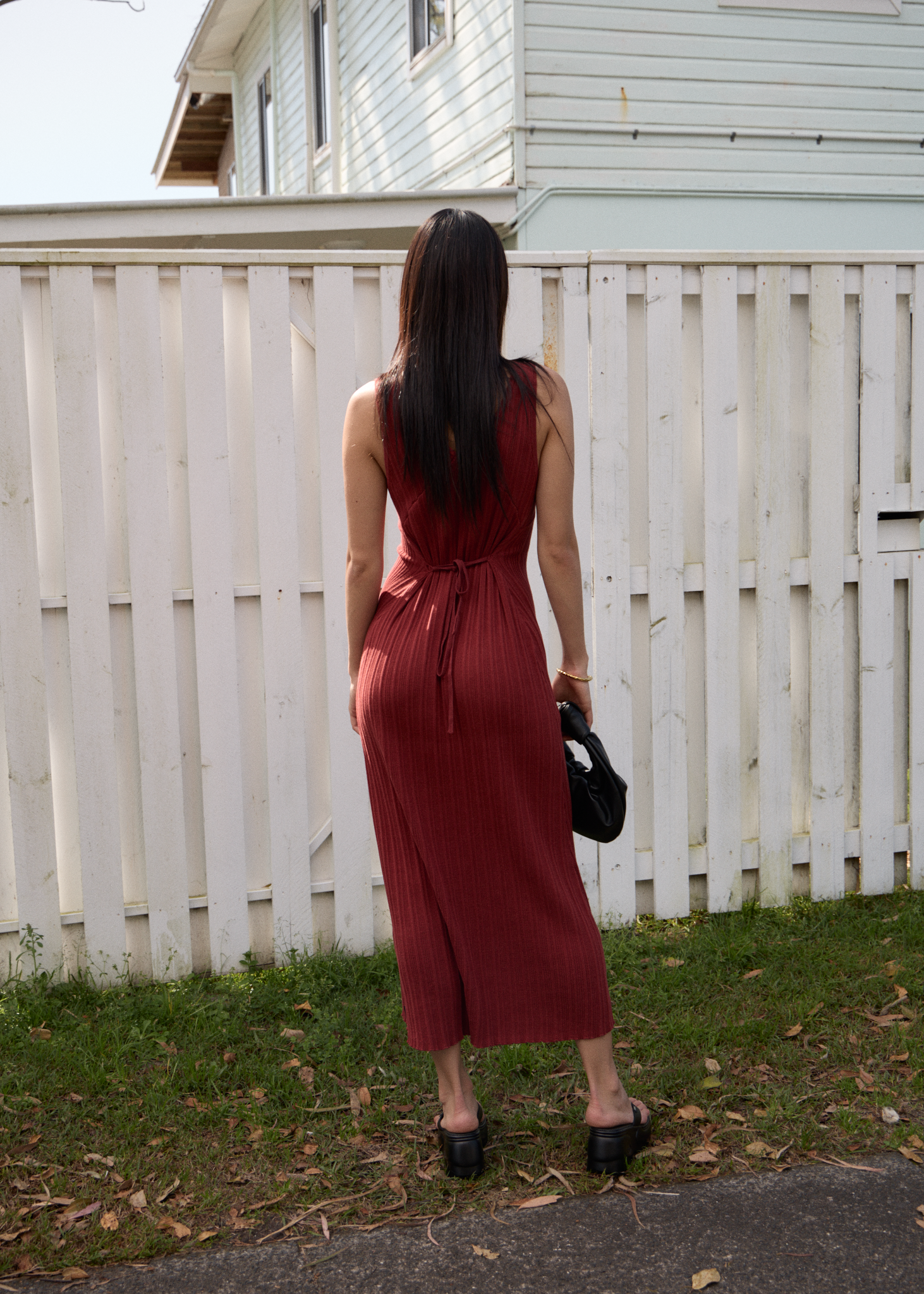 Ondine | Ribbed Knit Midi Dress