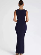 Bianca | Square Neck Sleeveless Maxi Dress - HoneyvineDress