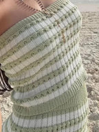 Holly | Soft Bandeau Knit Maxi Dress Resort Summer Look - HoneyvineDress