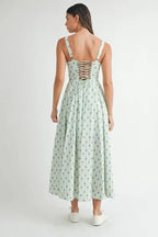 Olivia | Elegant Floral Women Summer Sundress - HoneyvineDress
