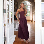 Lucia | Waist-Cinching One-Shoulder Maxi Dress