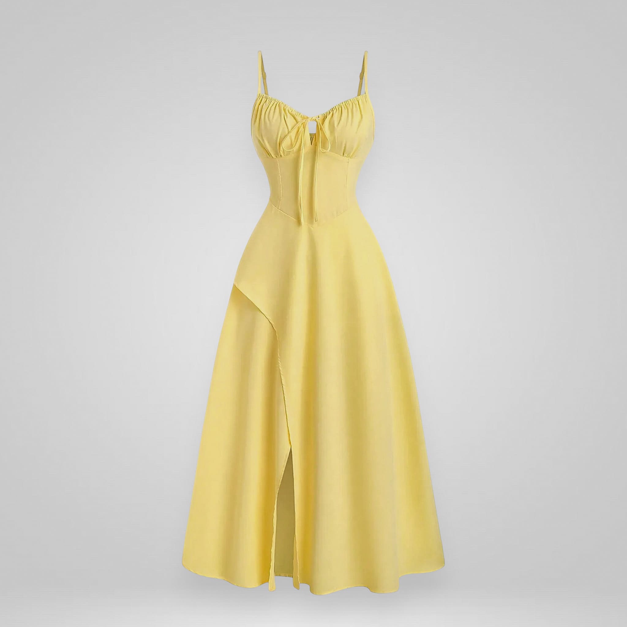 Gisela | Corset Midi Dress for Sunny Occasions