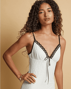 Mirabel | Cute White Lace Mini Dress