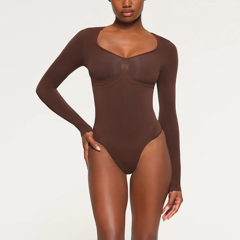 Celestina | Cozy Ribbed Long Sleeve Bodysuit