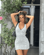 Gigi | Daring White Lace Mini Dress