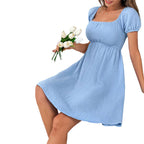 Chiara | Romantic Puff Sleeve Babydoll Mini Dress