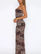 Seraphina | Printed Tube Top and Skirt Set – Chic Vacation Outfit - HoneyvineDress