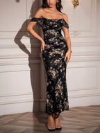 Shirley | Sophisticated Mesh Mermaid Formal Dress - HoneyvineDress