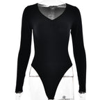 Celestina | Cozy Ribbed Long Sleeve Bodysuit