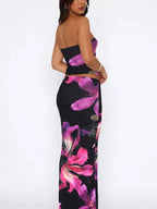 Seraphina | Printed Tube Top and Skirt Set – Chic Vacation Outfit - HoneyvineDress