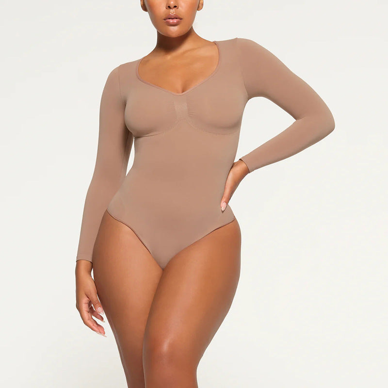 Celestina | Cozy Ribbed Long Sleeve Bodysuit