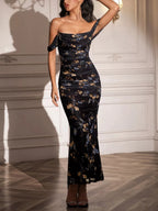 Shirley | Sophisticated Mesh Mermaid Formal Dress - HoneyvineDress