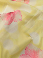 Lucia | Elegant Sheer Floral Print Mini Party Dress - HoneyvineDress
