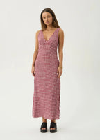 Margaux | Hemp Seersucker Maxi Dress