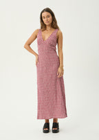 Margaux | Hemp Seersucker Maxi Dress