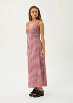 Margaux | Hemp Seersucker Maxi Dress