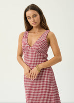 Margaux | Hemp Seersucker Maxi Dress