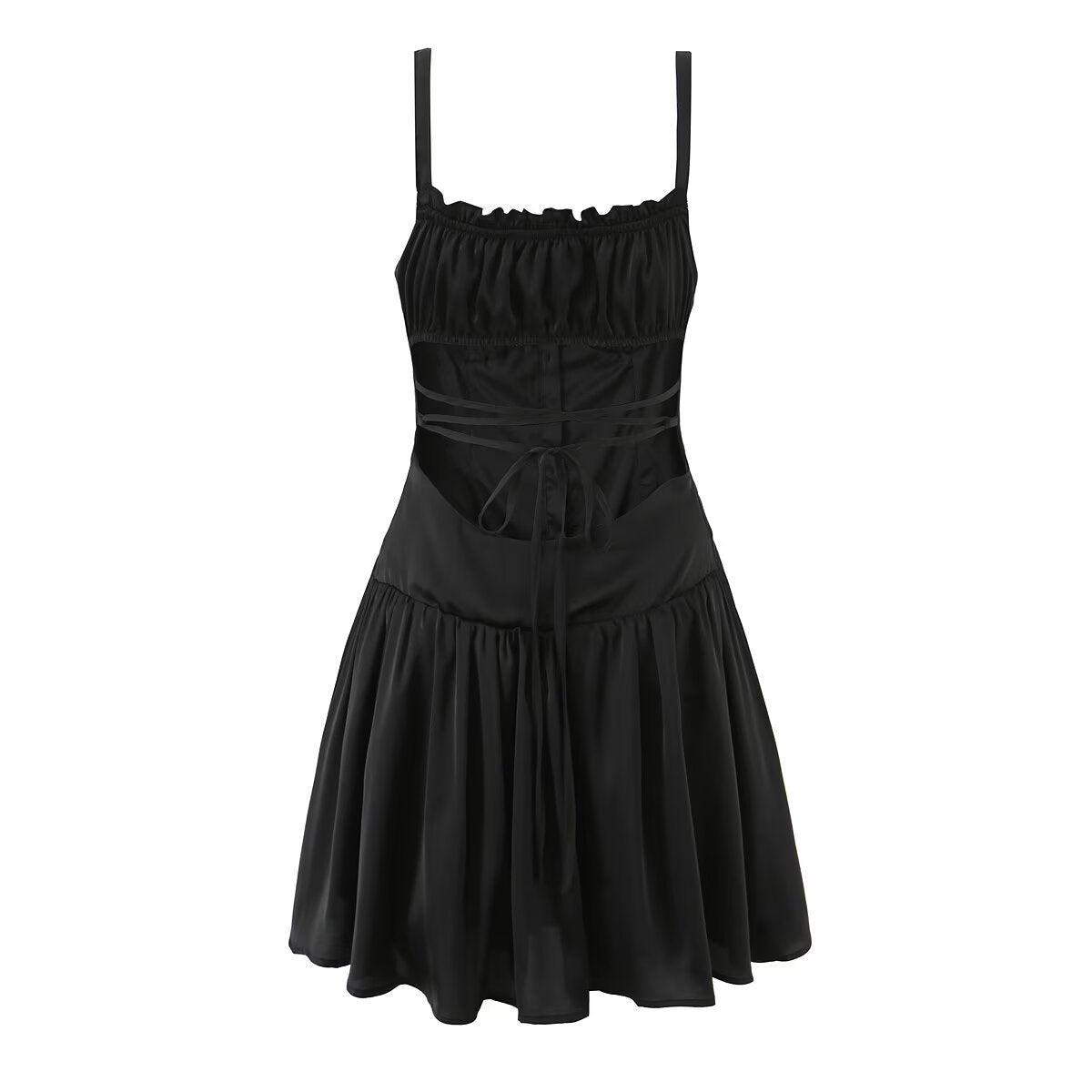 Odette | Charming Ruched Button Front Corset Mini Dress - Honeyvine