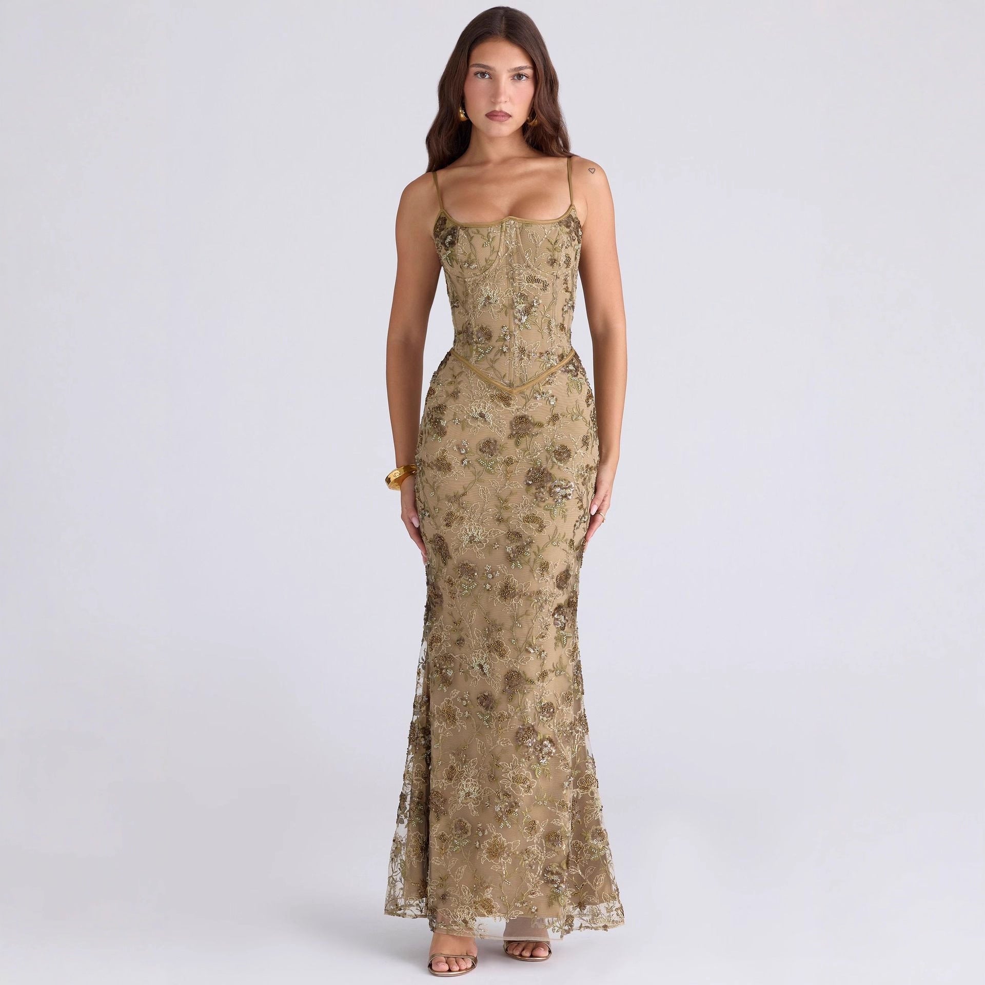 Paola | Backless Corset Mermaid Dress