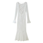 Marisa | Bell Sleeve Mermaid Maxi Dress