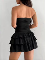 Nancy | Sexy Bodycon Party Ruffle Mini Dress - HoneyvineDress