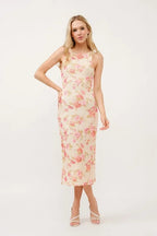 Gabriella | Romantic Sleeveless Bodycon Fitted Summer Dress - HoneyvineDress