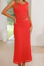 One Shoulder Cut Out Maxi Dress – Elegant Bodycon Evening Dress with Ruched Waist - Honeyvine