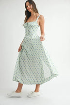 Olivia | Elegant Floral Women Summer Sundress - HoneyvineDress