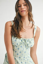 Olivia | Elegant Floral Women Summer Sundress - HoneyvineDress