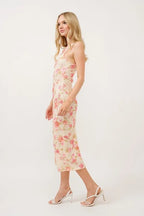 Gabriella | Romantic Sleeveless Bodycon Fitted Summer Dress - HoneyvineDress