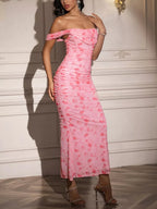 Shirley | Sophisticated Mesh Mermaid Formal Dress - HoneyvineDress