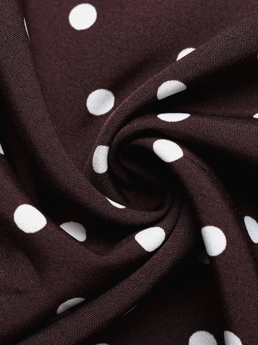 Carla | Timeless Polka Dot Maxi Dress - HoneyvineDress