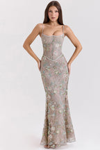Paola | Backless Corset Mermaid Dress