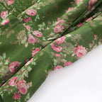 Talia | Dreamy Floral Tie Front Slip Midi Dress - Honeyvine