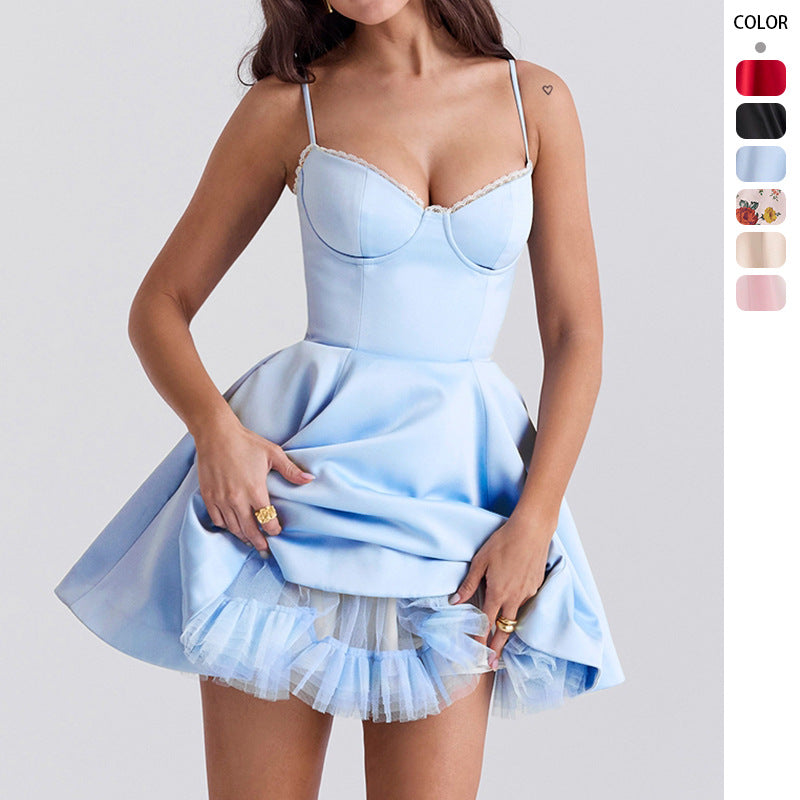 Bettina | Corset Bustier Princess Prom Mini Dress