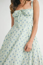 Olivia | Elegant Floral Women Summer Sundress - HoneyvineDress