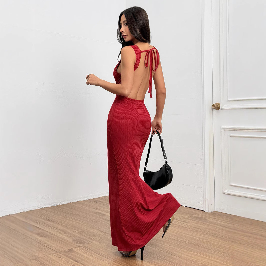 Adele | Socialite Backless Banquet Evening Dress