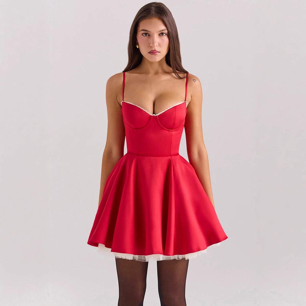 Bettina | Corset Bustier Princess Prom Mini Dress