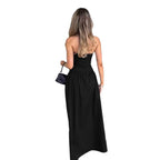 Lucia | Waist-Cinching One-Shoulder Maxi Dress