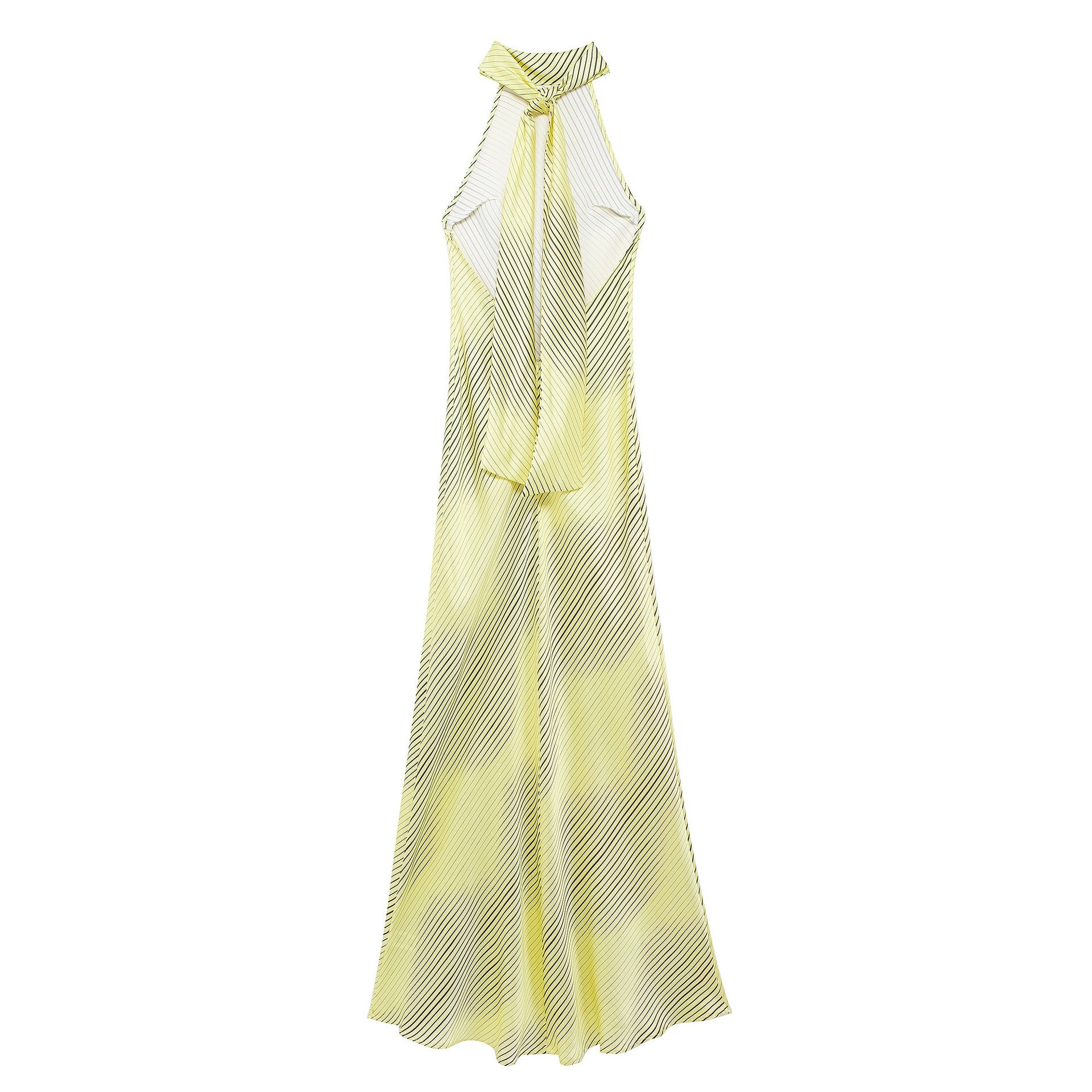 Carla | Satin Backless Midi Office Dress