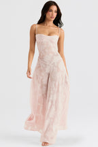 Liv | Floral Sweetheart Garden Wedding Maxi Dress