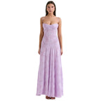 Liv | Floral Sweetheart Garden Wedding Maxi Dress