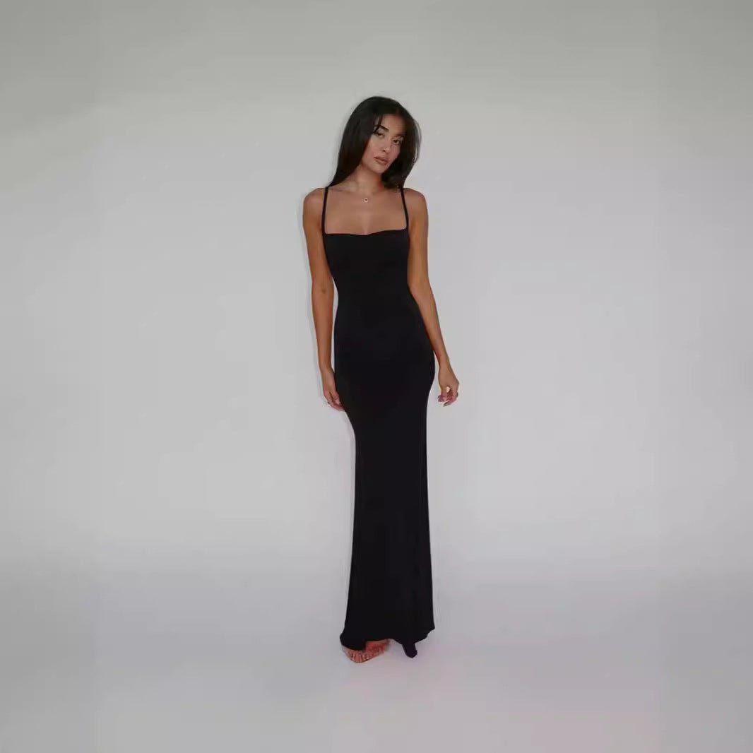 Rose | Elegant Fitted Slimming Maxi Dress - Honeyvine