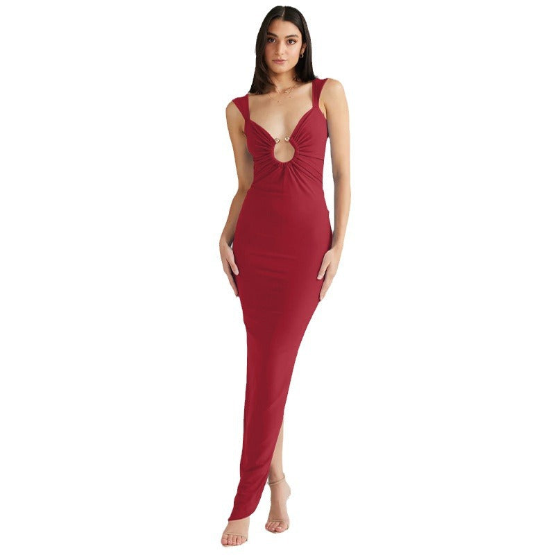 Kate | Sexy V-Neck Backless Sweetheart Slit Bodycon Dress