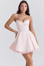 Bettina | Corset Bustier Princess Prom Mini Dress