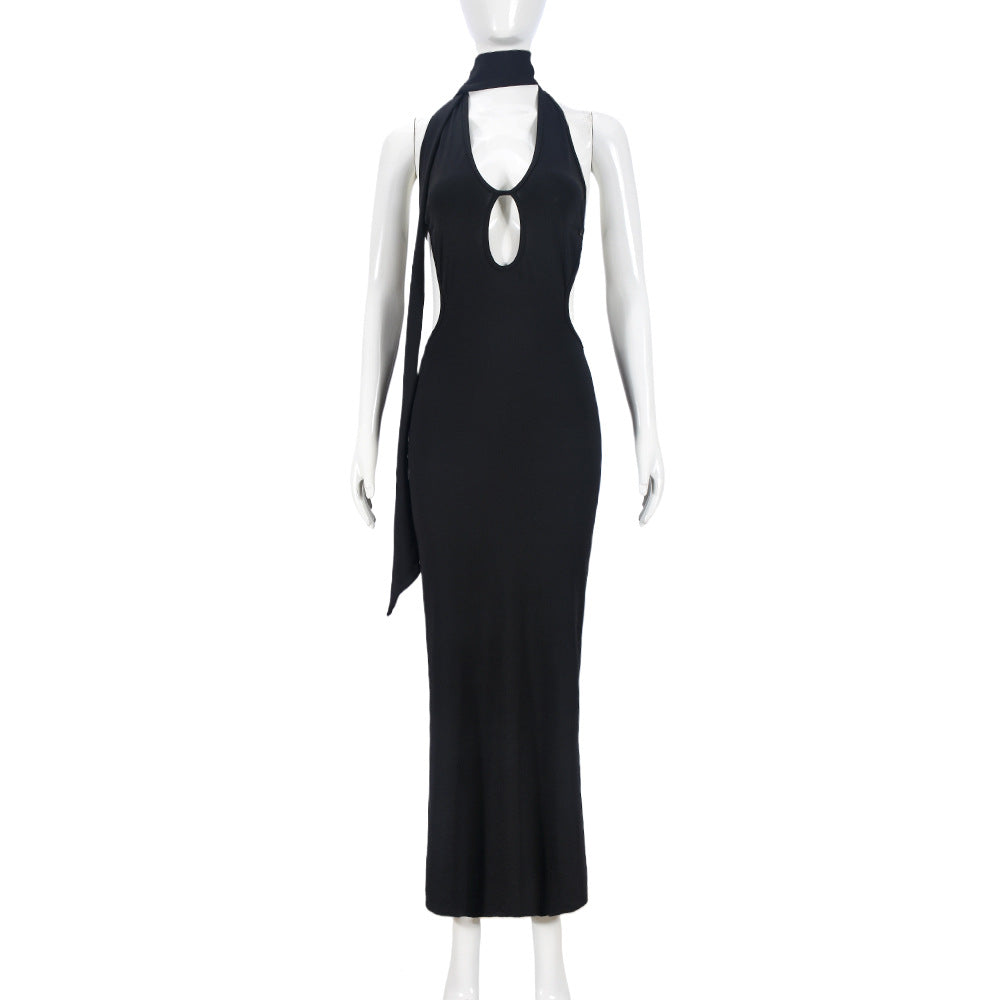 Florence | Halter Cutout Slim-Fit Cocktail Dress