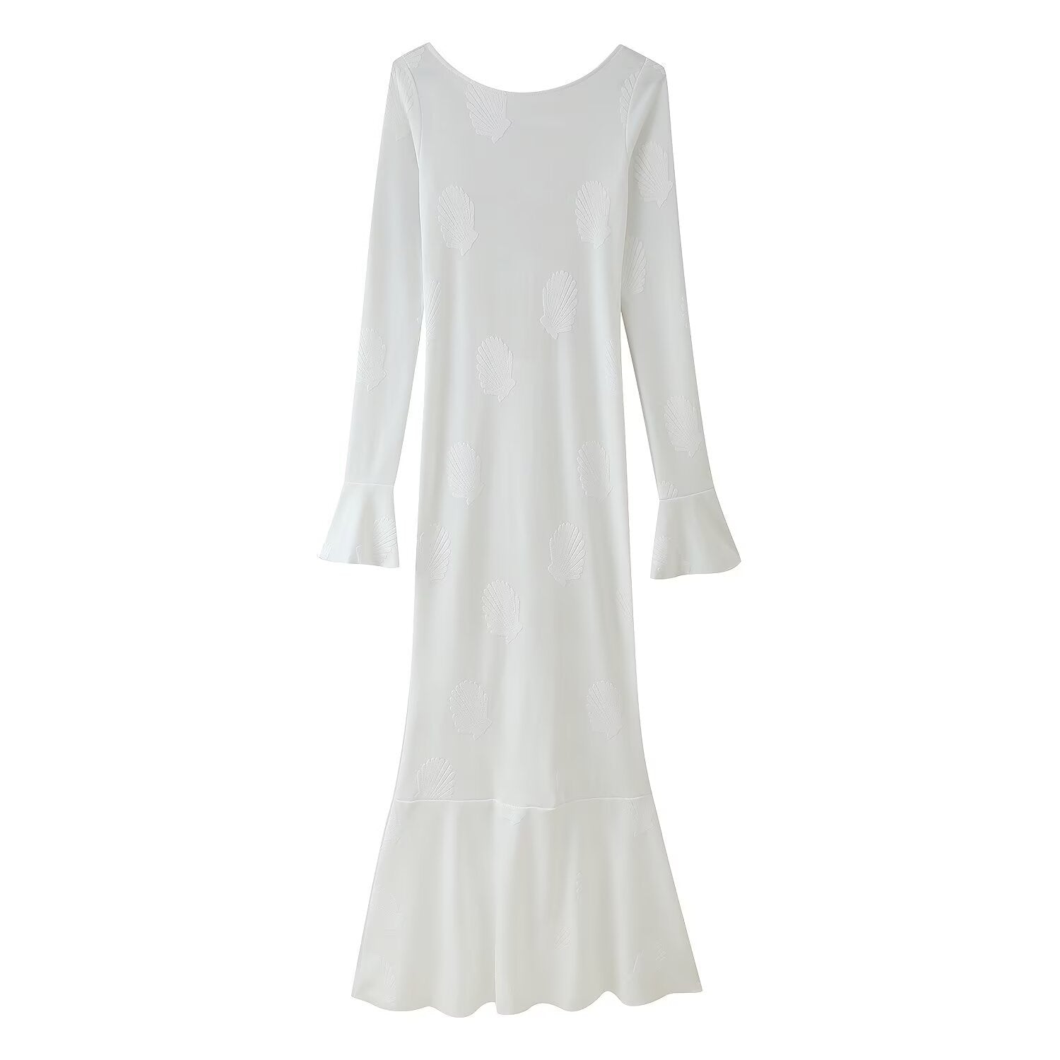 Marisa | Bell Sleeve Mermaid Maxi Dress